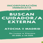 se necesita cuidadora para trabajar