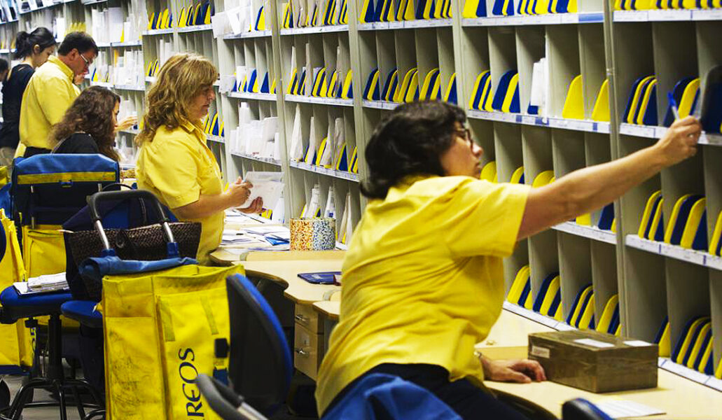 Trabajos en correos